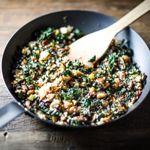 Kale Mushroom Stuffing