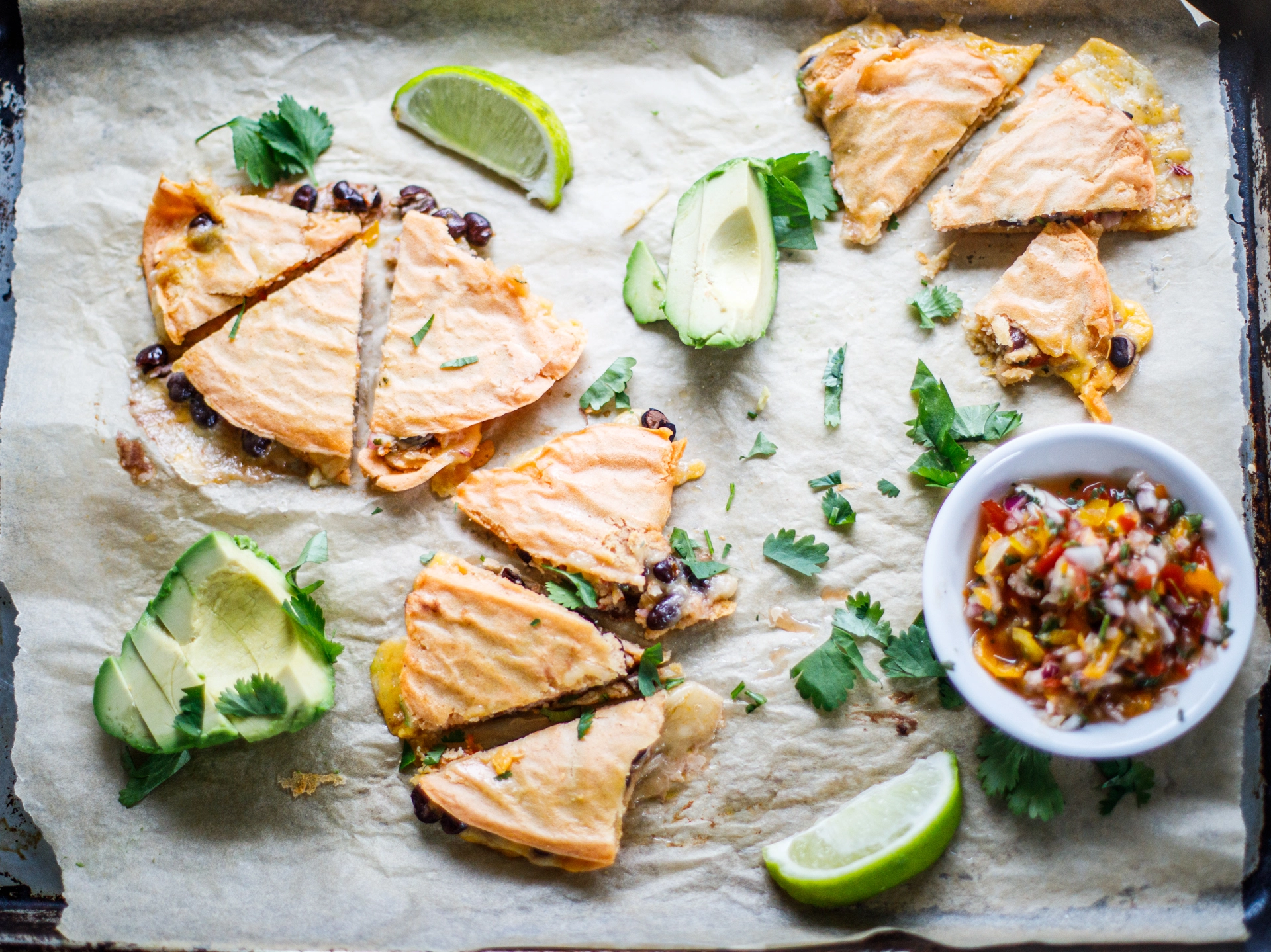 Sheet-Pan Quesadillas {grain-free}