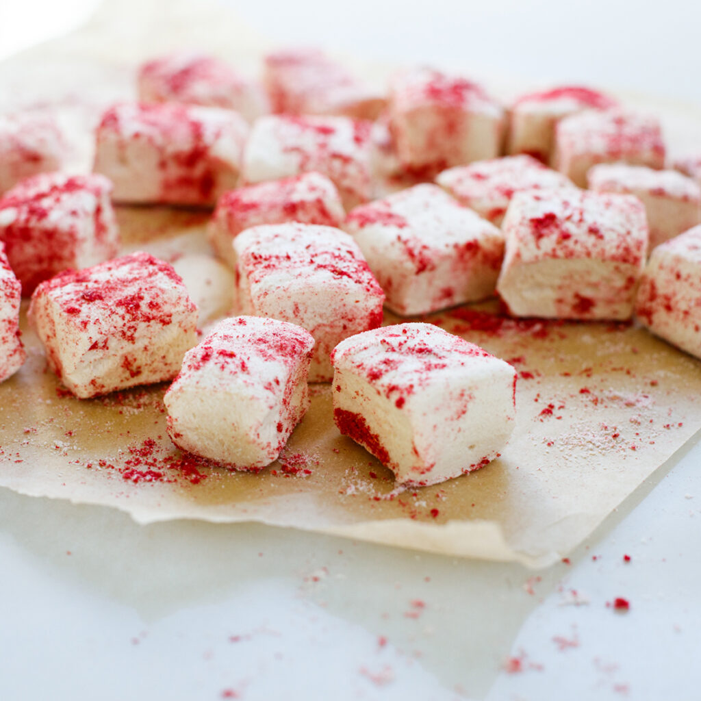 Raspberry Marshmallows