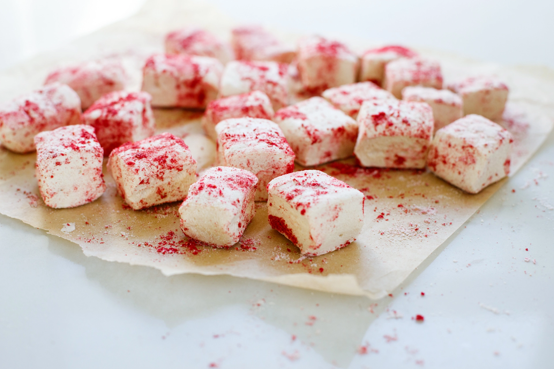 Raspberry Marshmallows