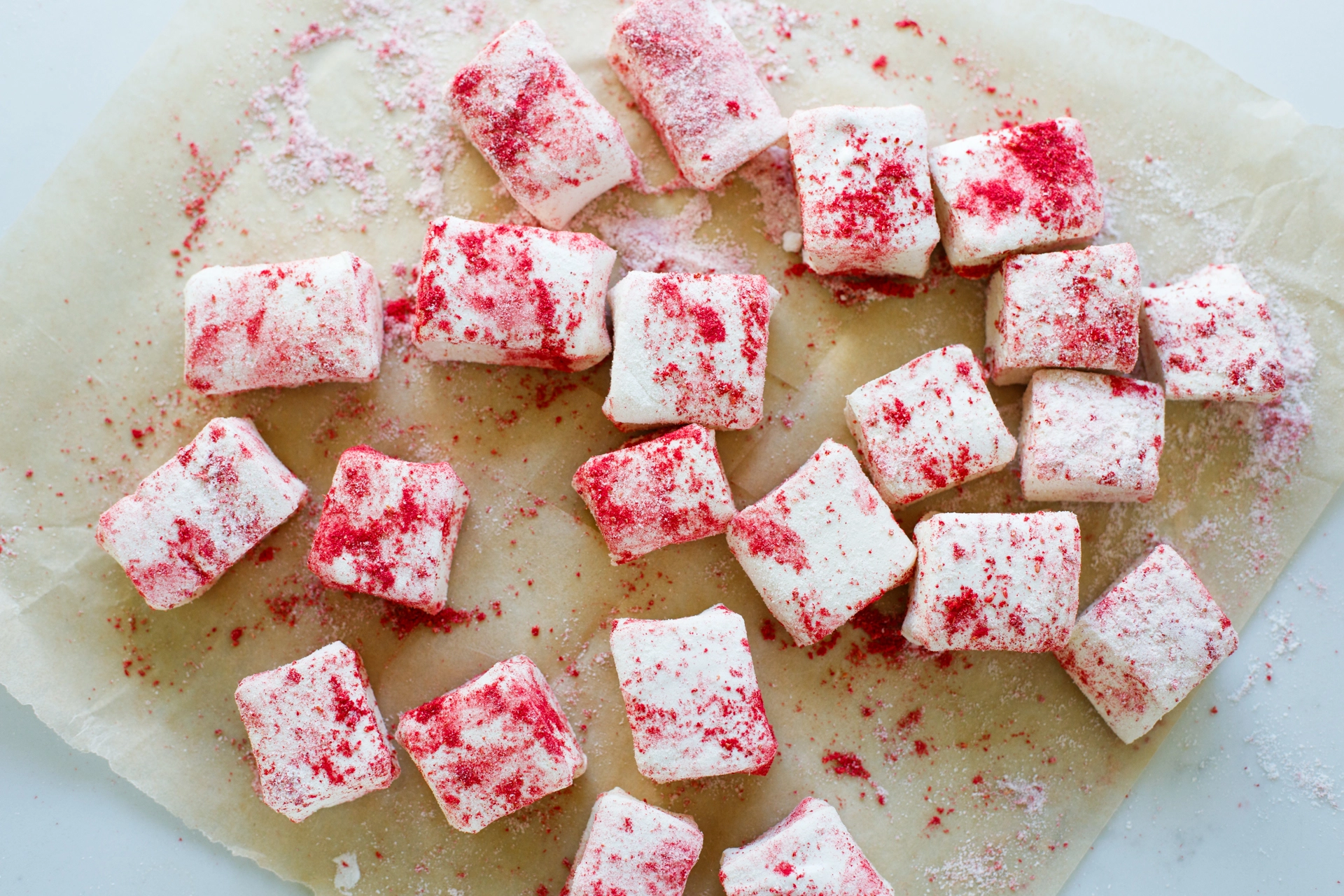 Raspberry Marshmallows