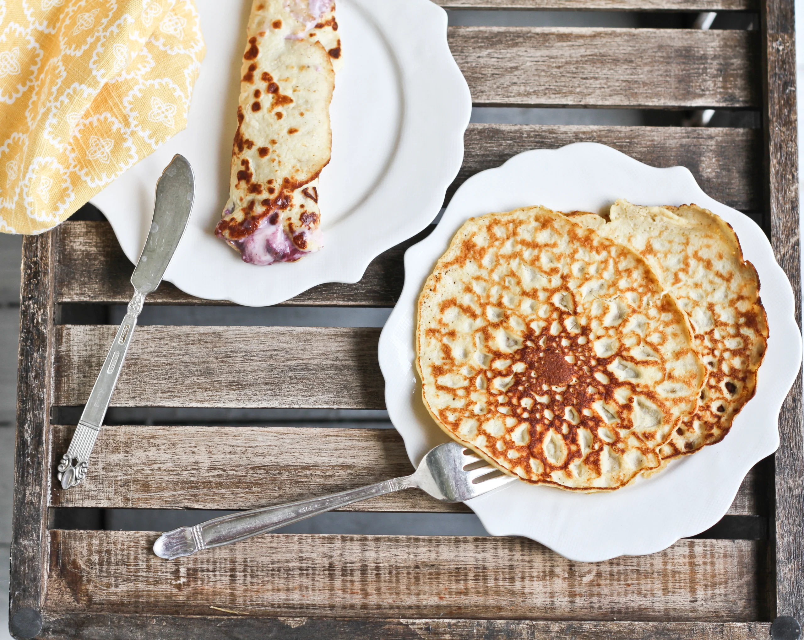 Crepes {coconut flour}