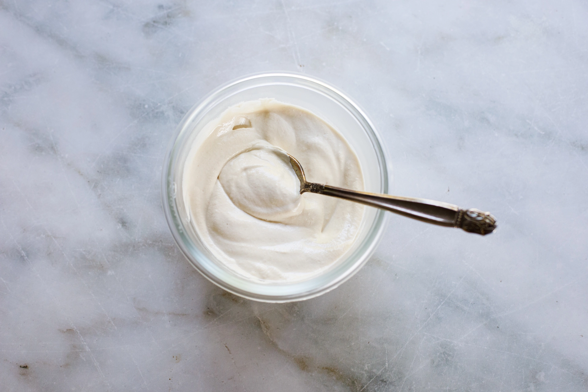 Mayonnaise plant-powered in jar