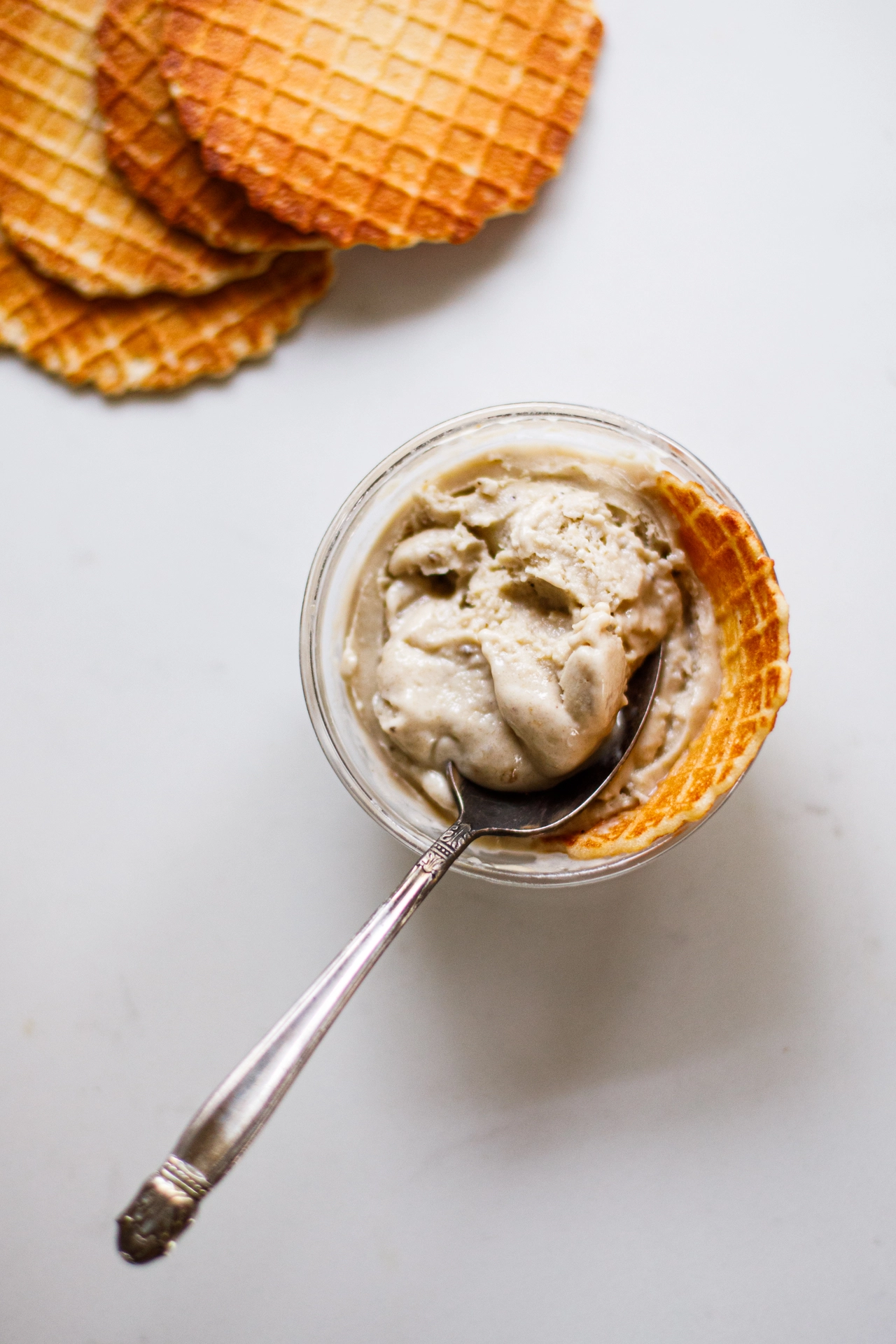 Tahini Banana Soft Serve