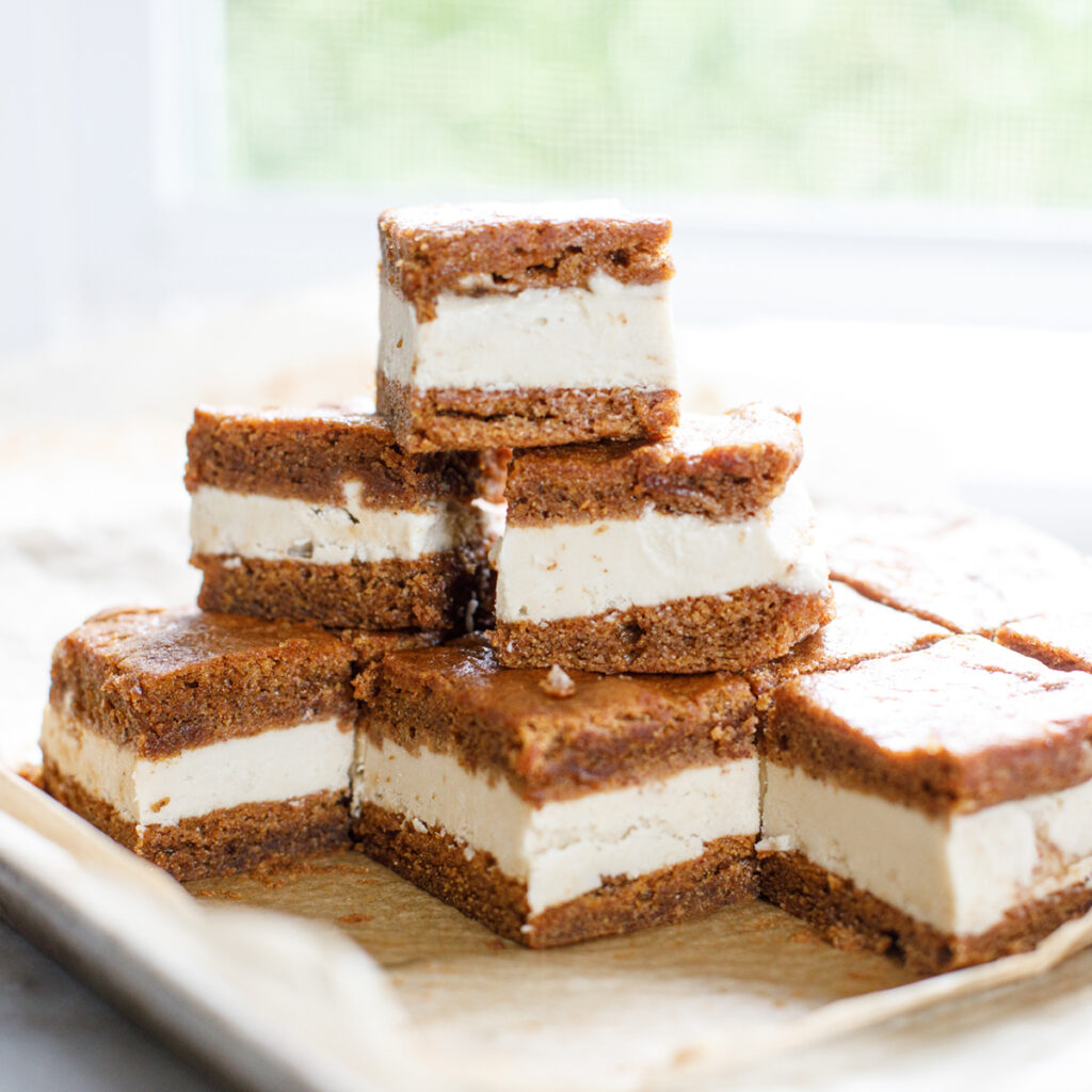 Blondie Ice Cream Sandwiches