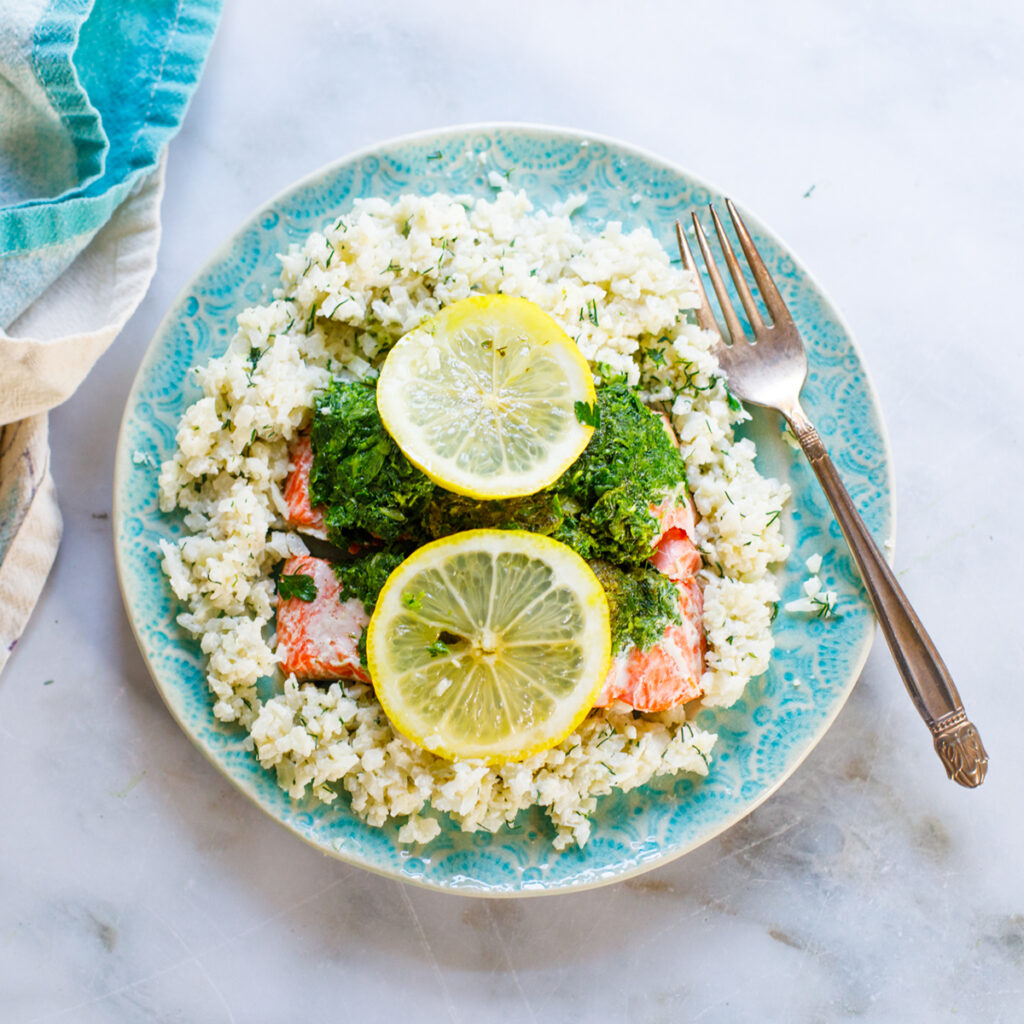 Herb Salmon Bake