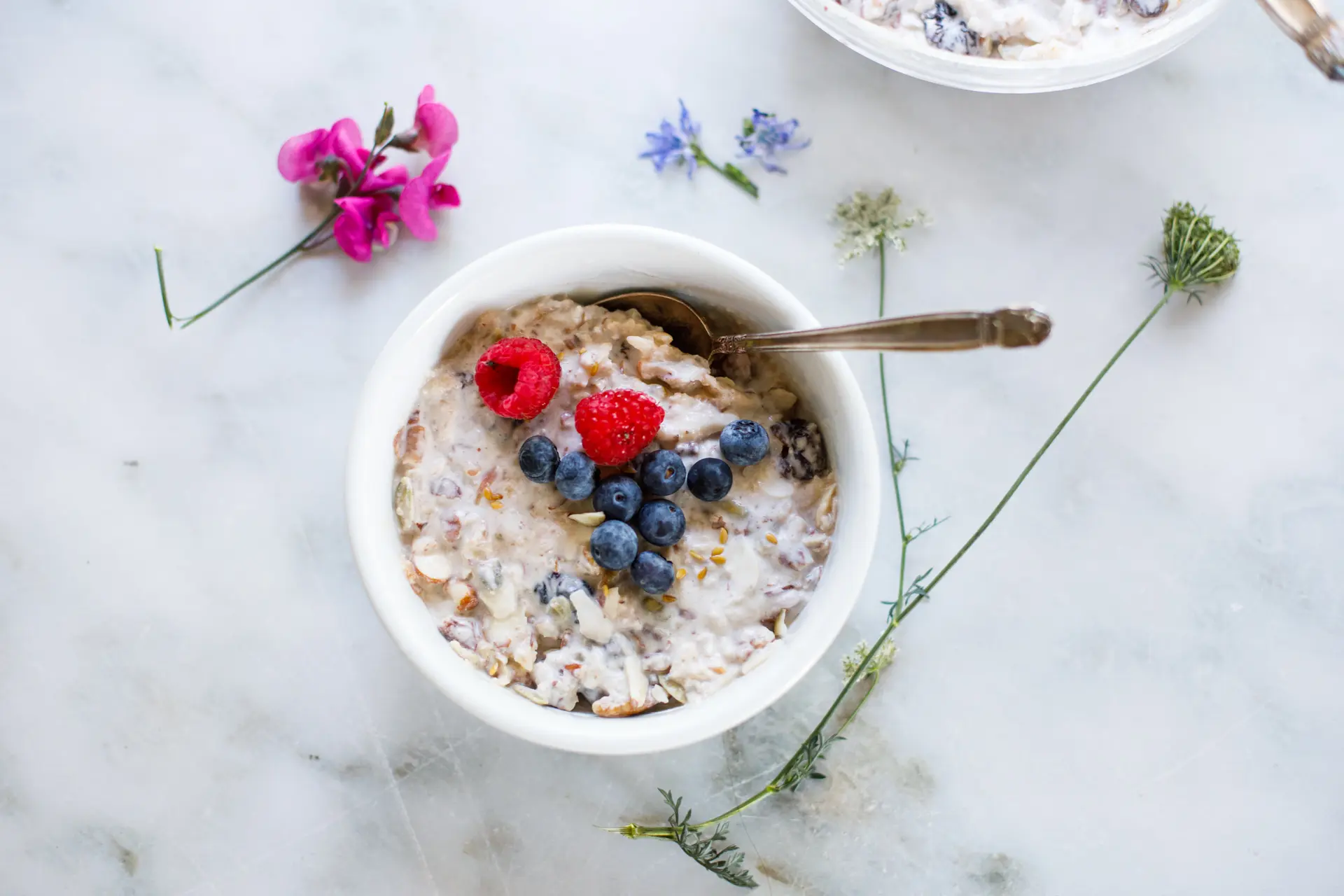 Bircher Muesli in bowl