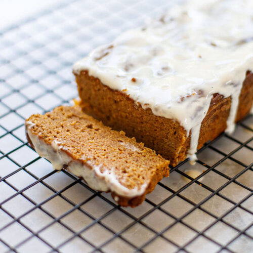 Pumpkin Bread made with coconut flour