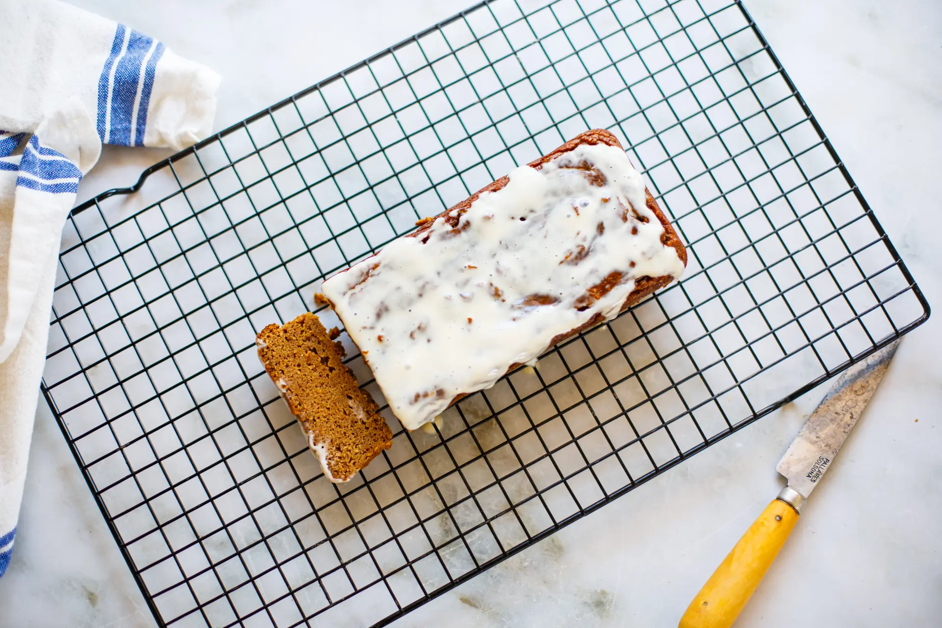 Pumpkin Bread coconut flour overhead