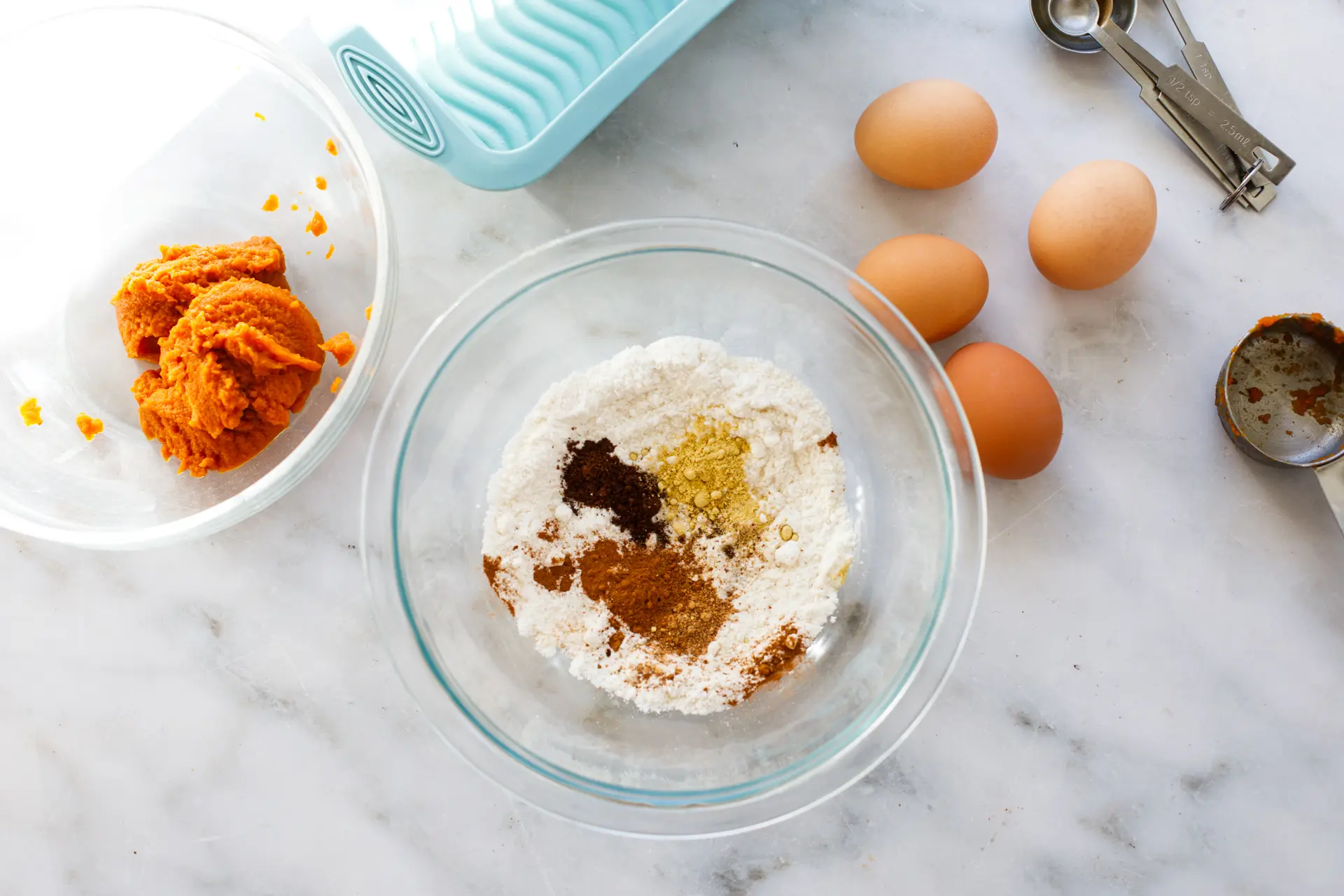 Pumpkin Bread coconut flour preparing to bake