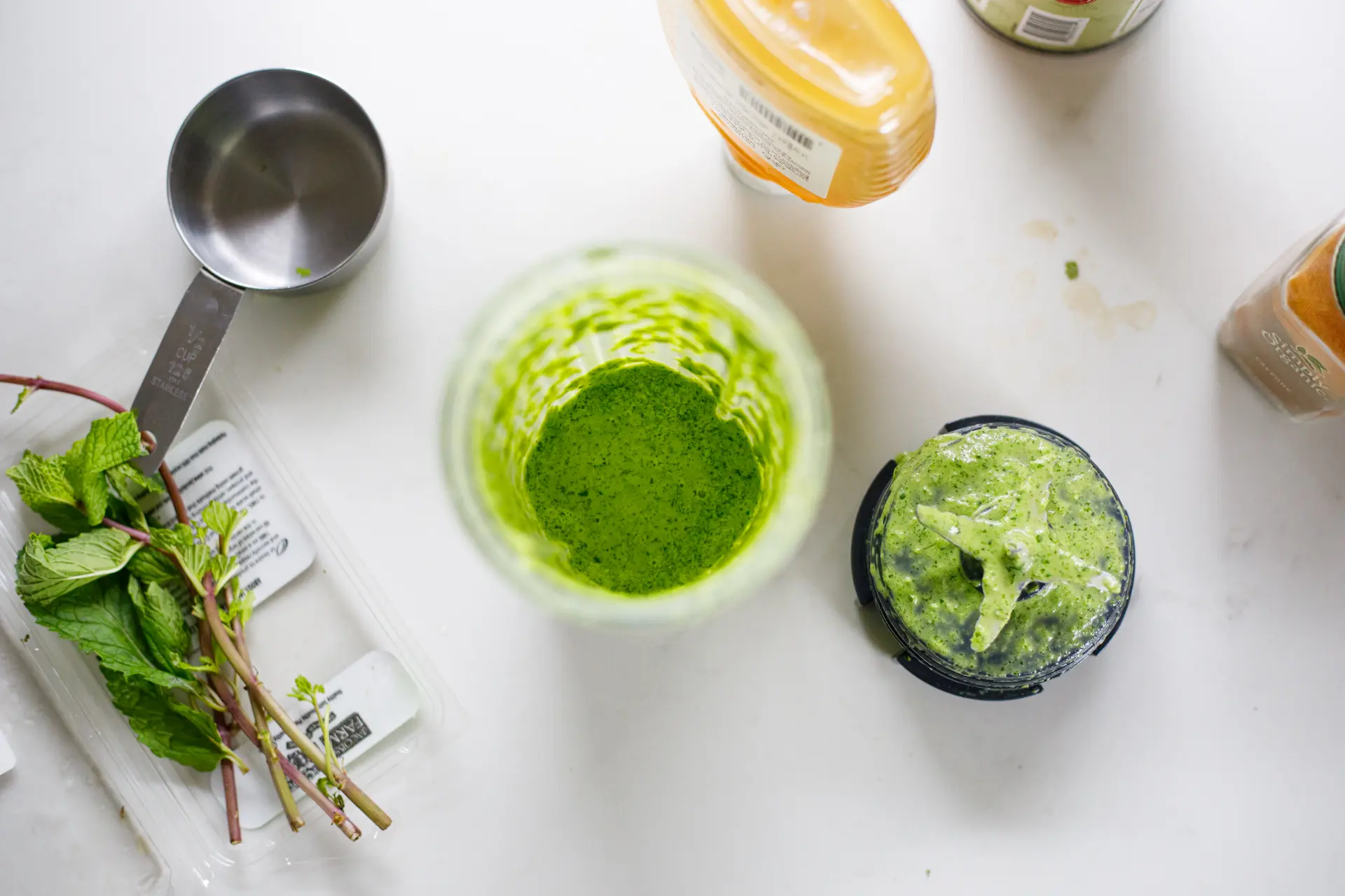 Mint Chutney blended