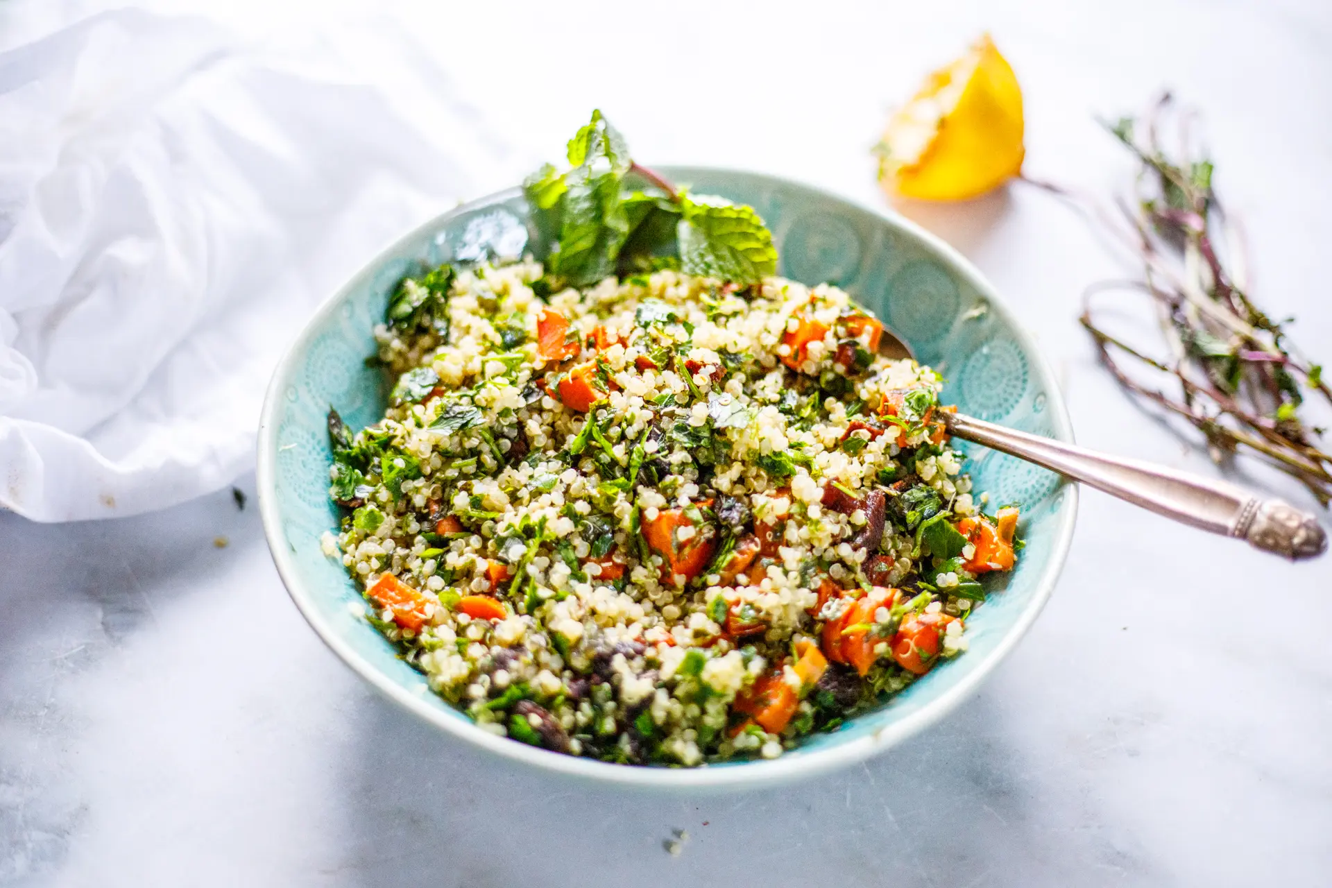 Moroccan Roasted Carrot Salad 