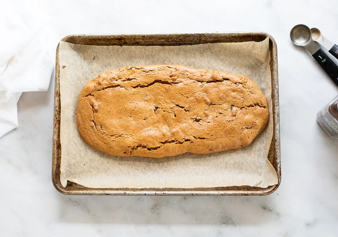 Hermit Bar dough baked