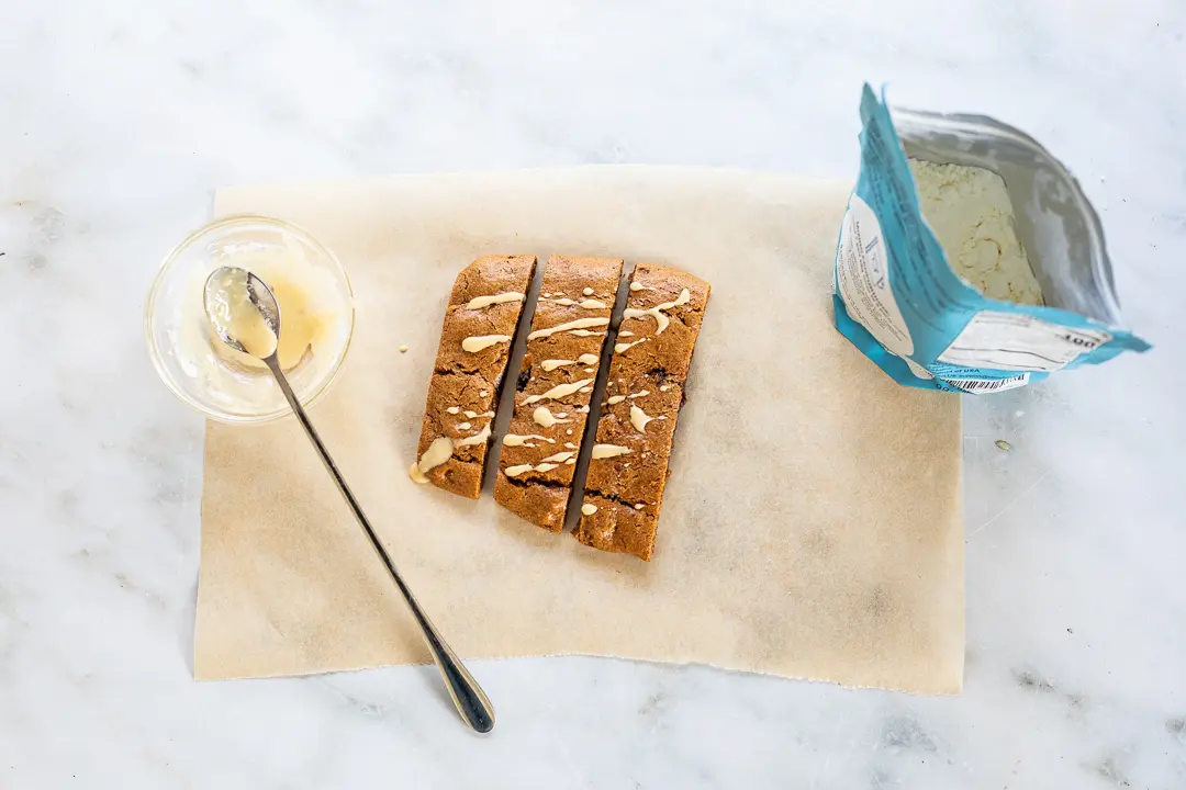 Hermit Bars icing prep