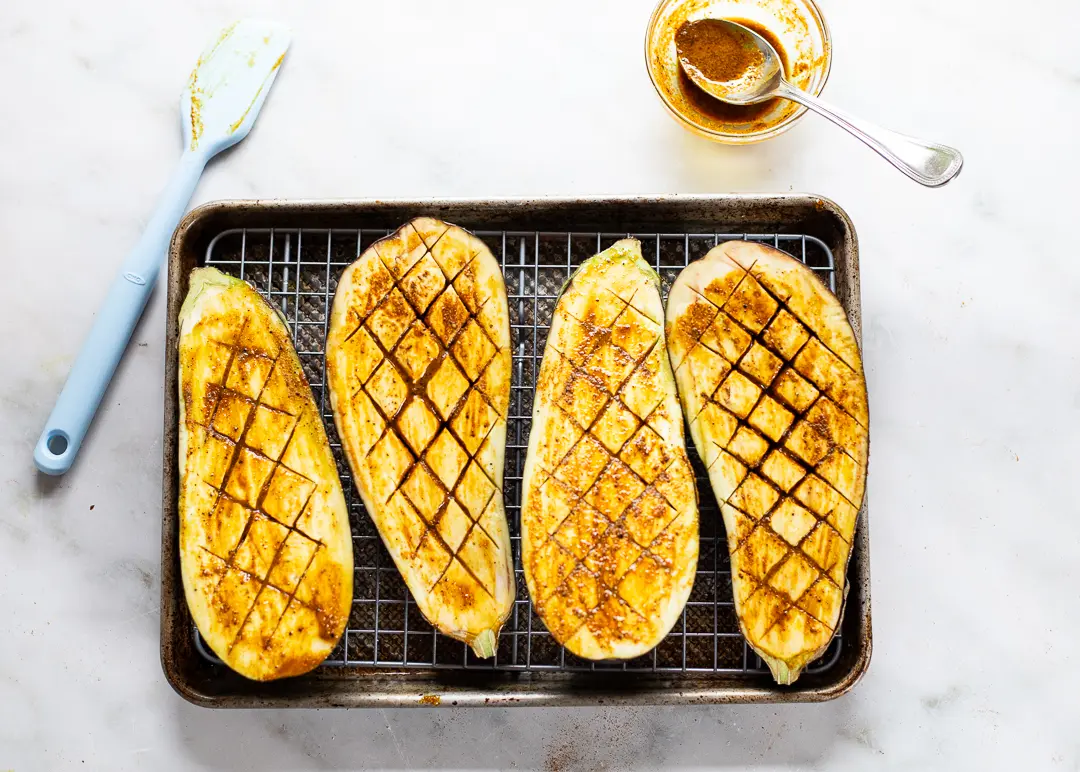 Moroccan Stuffed Eggplant