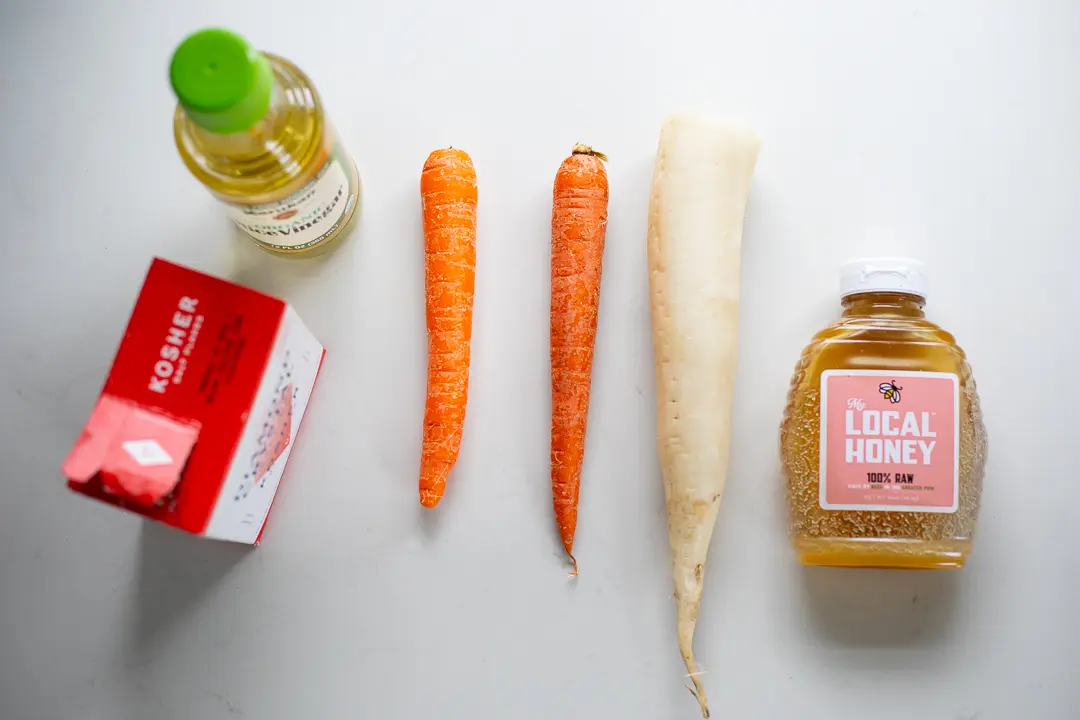 Pickled Daikon Radish ingredients