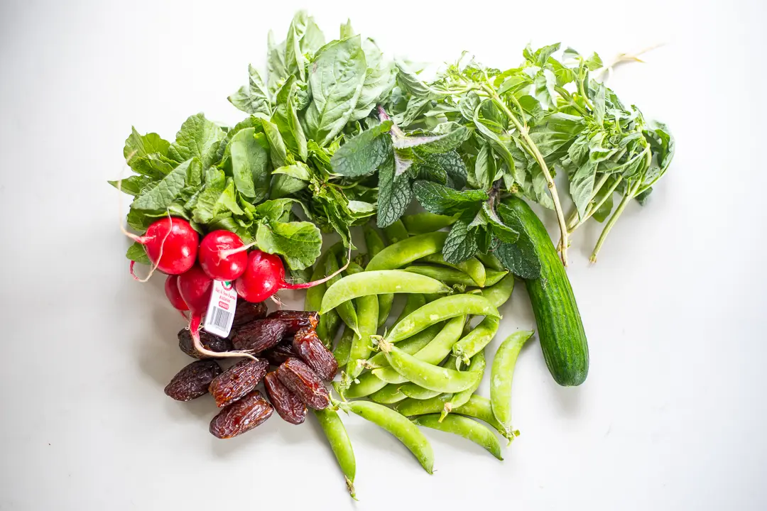 Roasted Cauliflower Salad ingredients