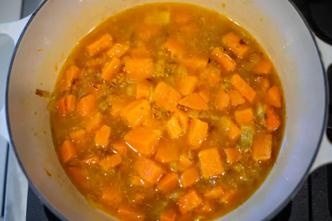 add broth