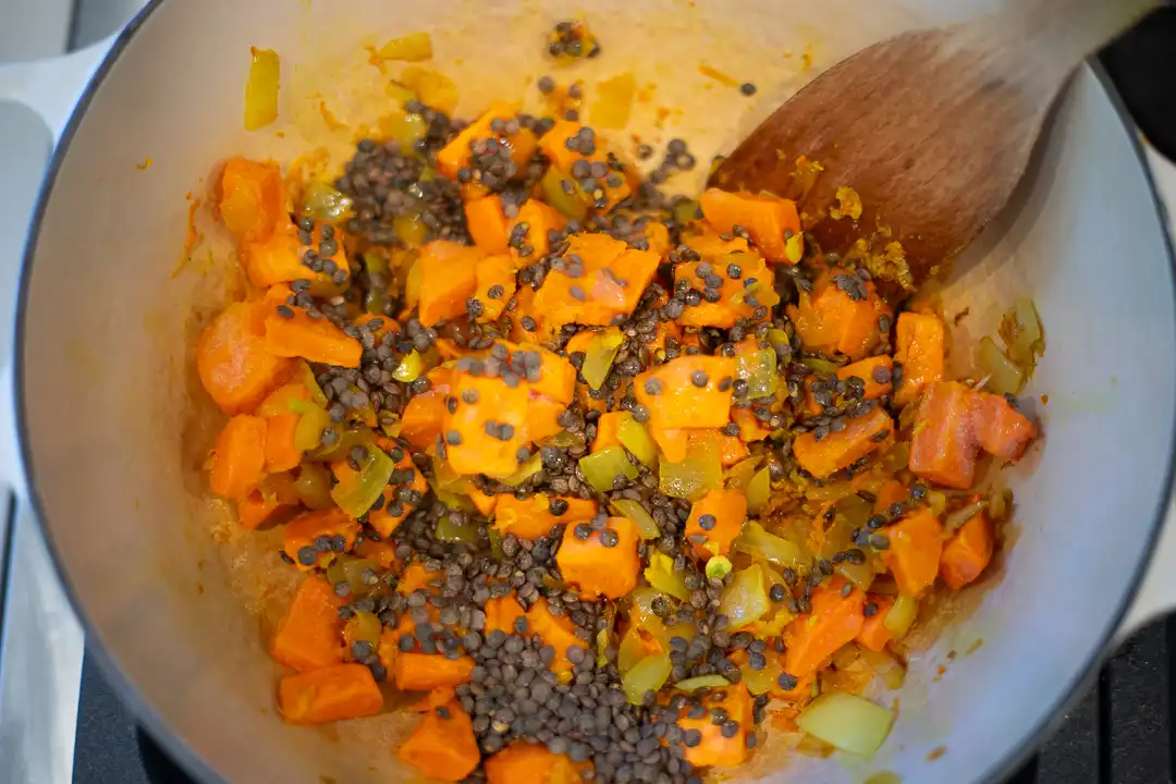 Add lentils