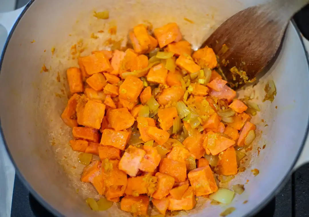 add sweet potatoes or butternut squash
