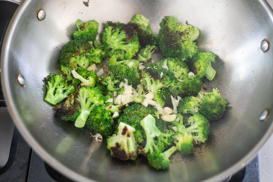 Garlic and broccoli