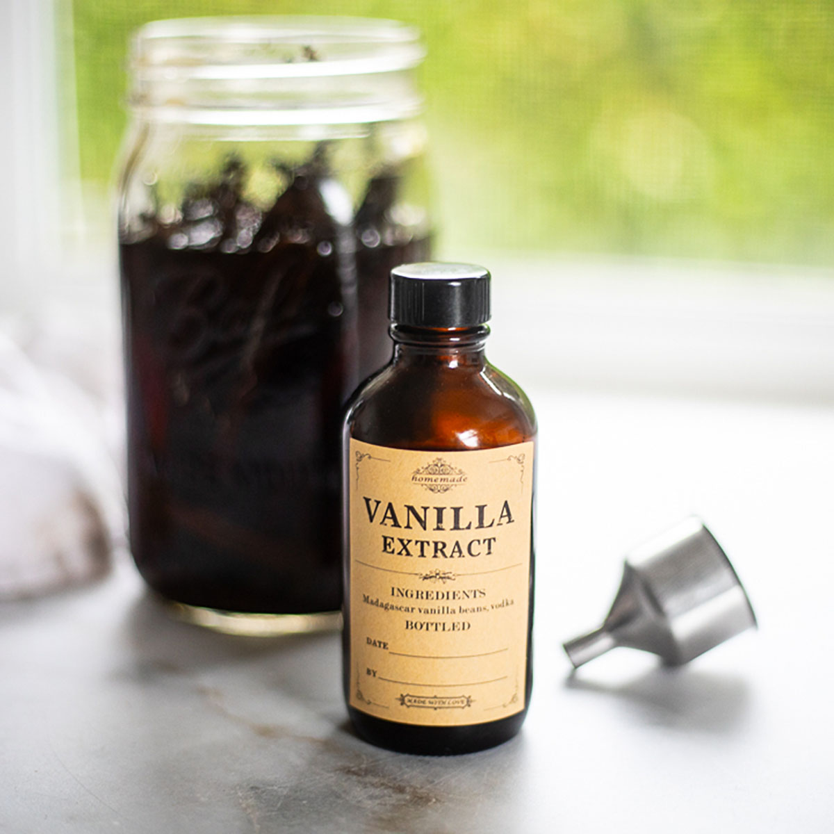 Vanilla Extract in a small bottle