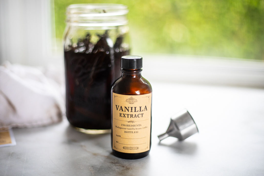 Vanilla Extract in a small bottle