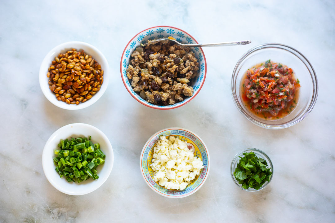 Moroccan inspired toppings